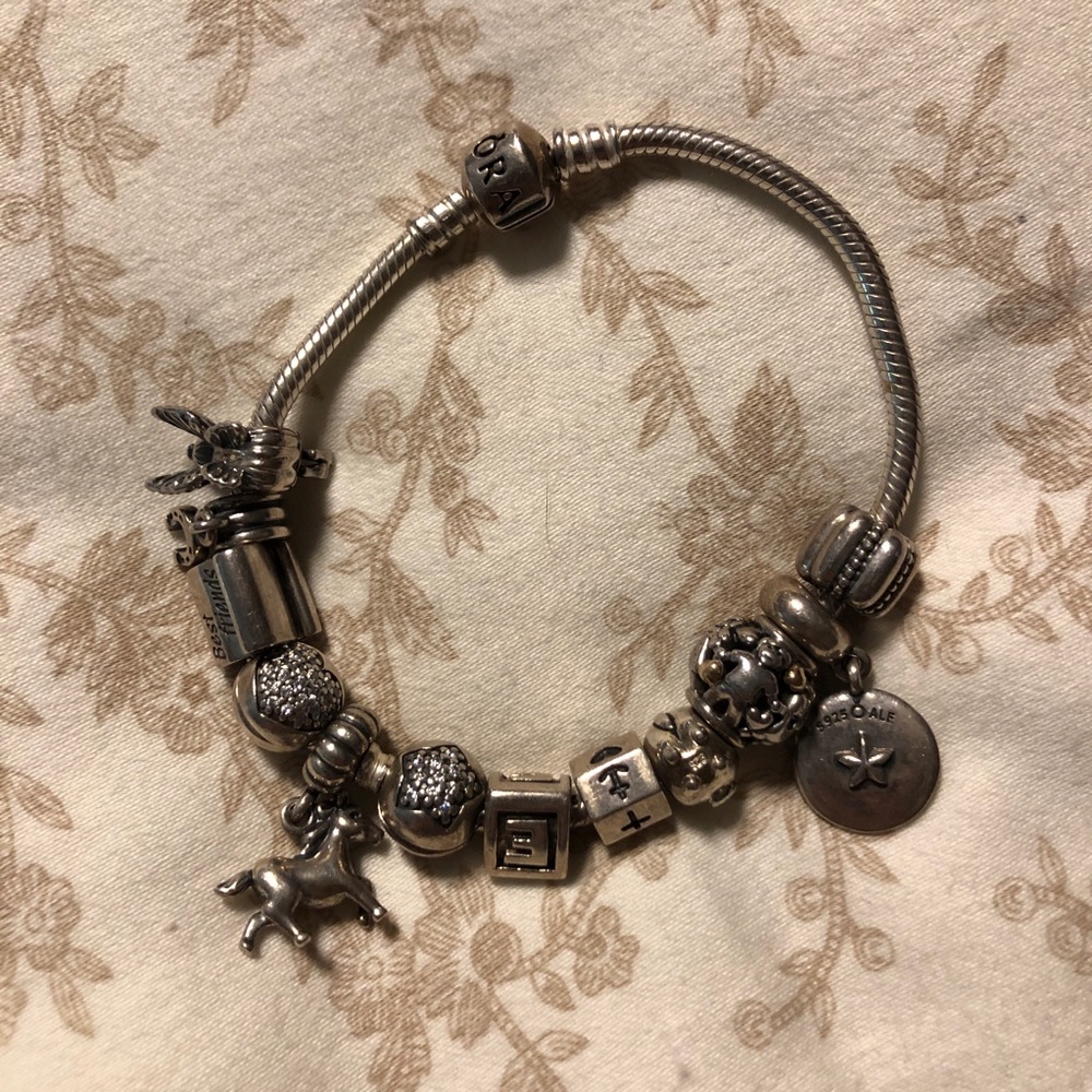 ALL charms included Pandora Bracelet